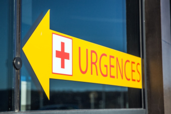 Panneau signalétique des urgences