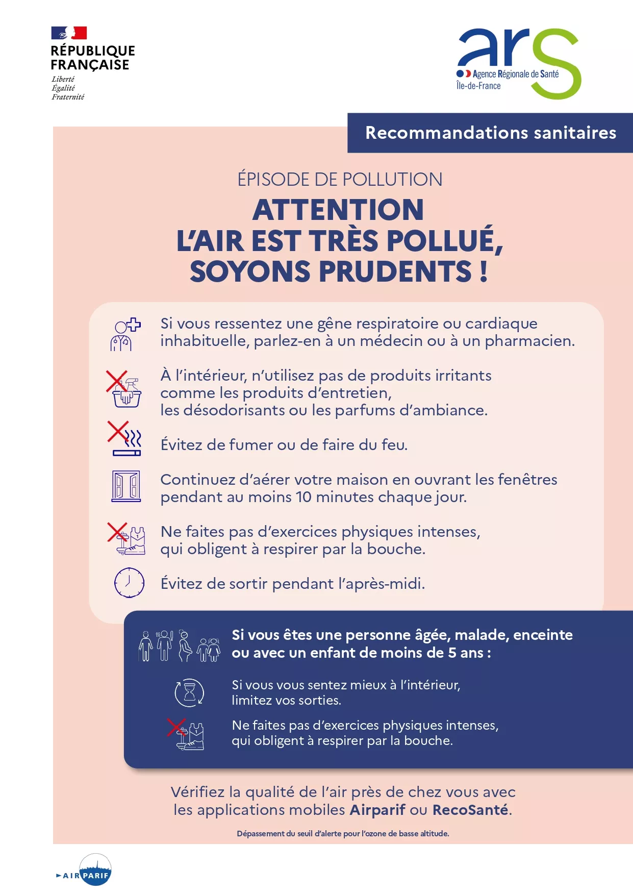 Affiche - Seuil d’alerte O3