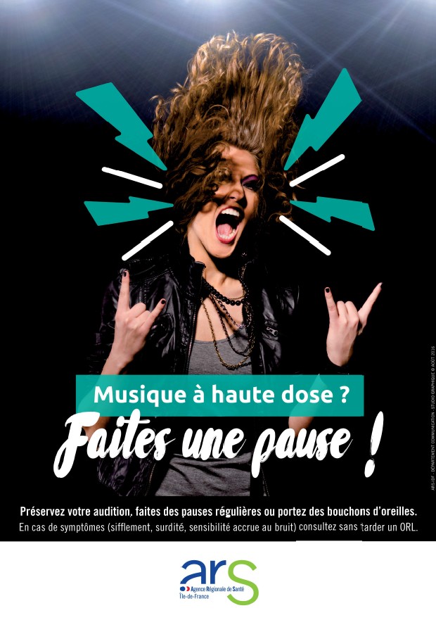 Concerts, festivals : affiche de prévention / sensibilisation - image
