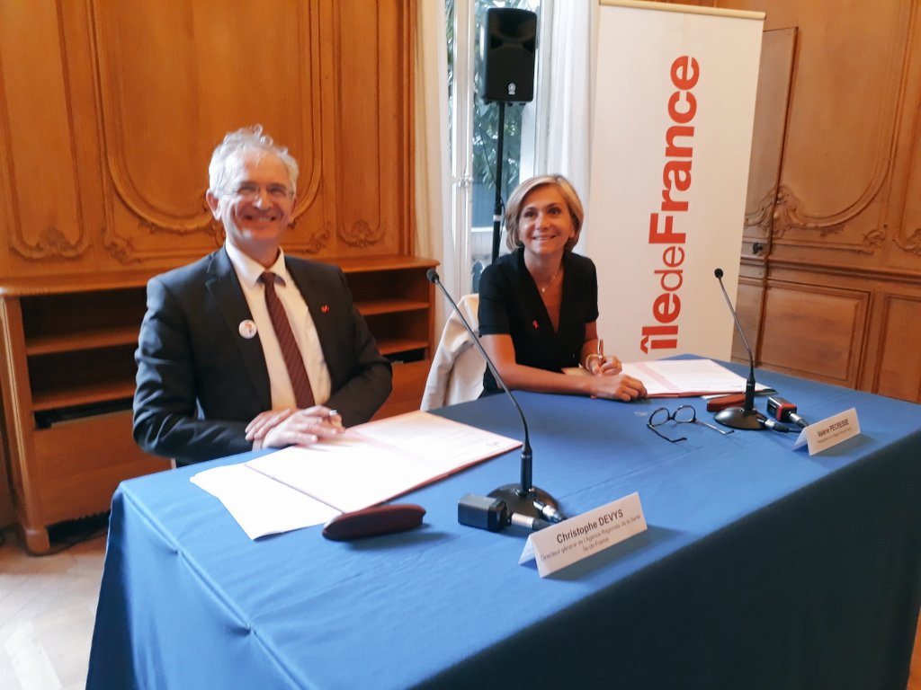 Christophe Devys et Valérie Pécresse