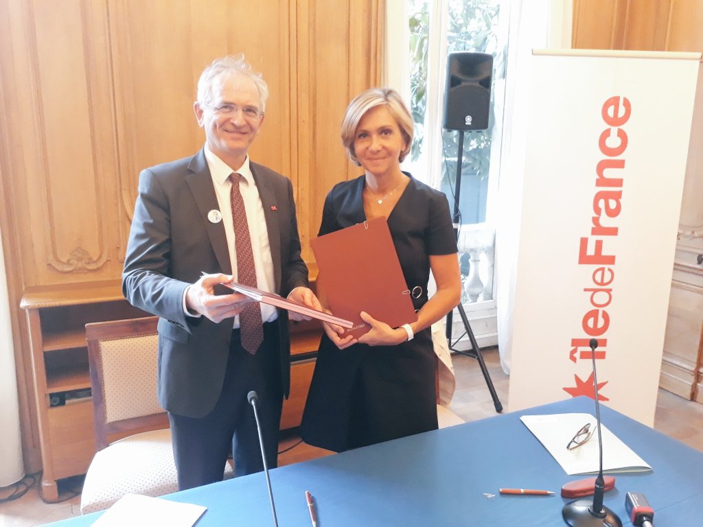 Christophe Devys et Valérie Pécresse
