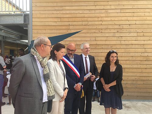 Visite de Mme la ministre de la santé - Agnès Buzyn et M. Christophe Devys - Directeur de l'Agence régionale de santé Île-de-France