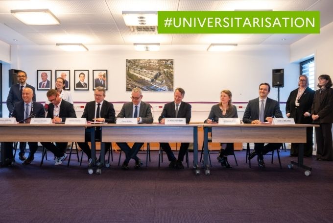 Signature de la convention-cadre relative à l’universitarisation du Centre Hospitalier Sud Francilien (CHSF)