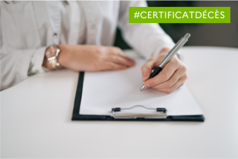 certificat décès par IDE