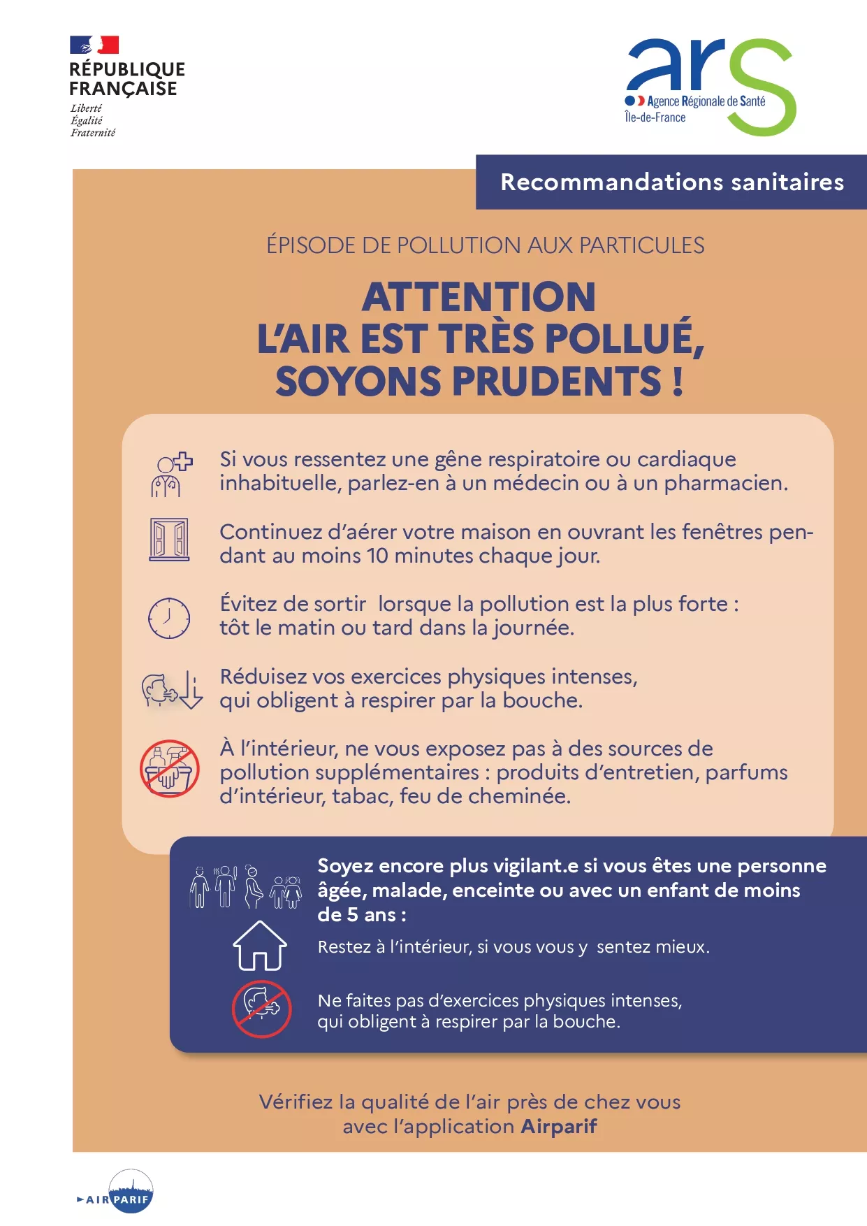 Dépassement du seuil d'alerte - Episode pollution particules