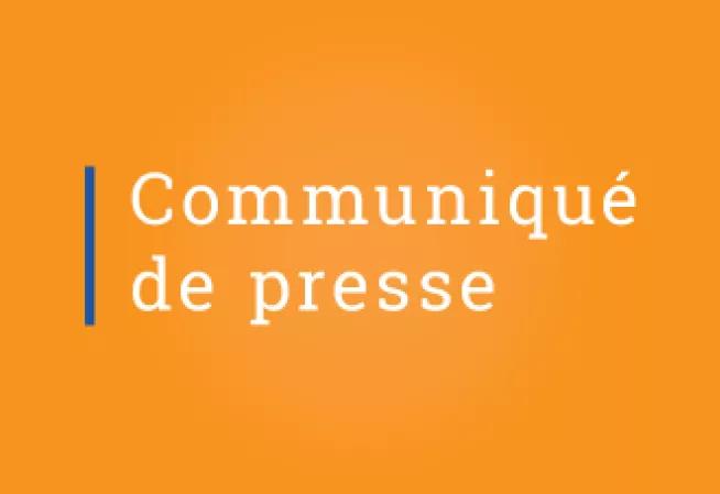 Communiqué de presse