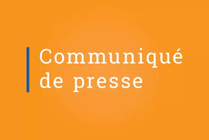 Communiqué de presse